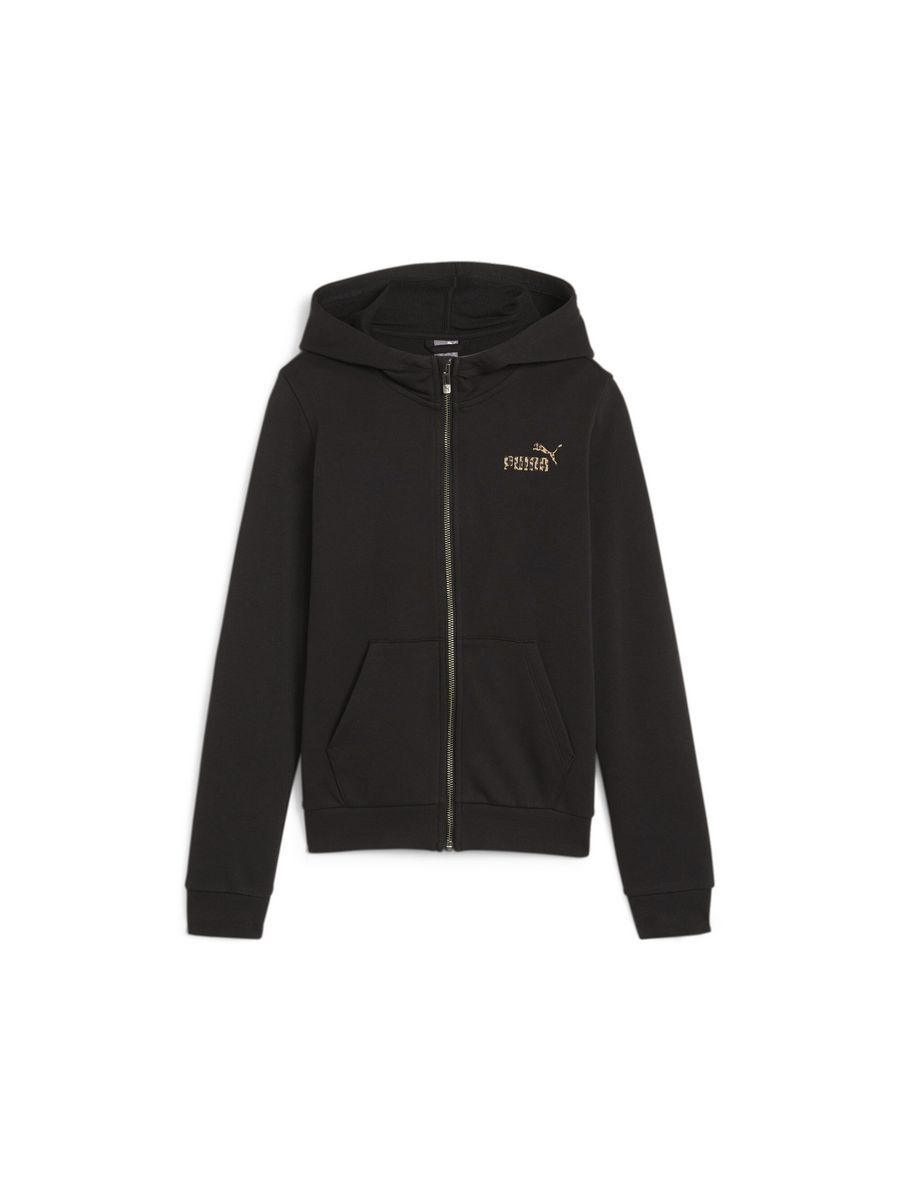 Толстовка Puma Ess+Animal Full-Zip Tr G, черный, 128