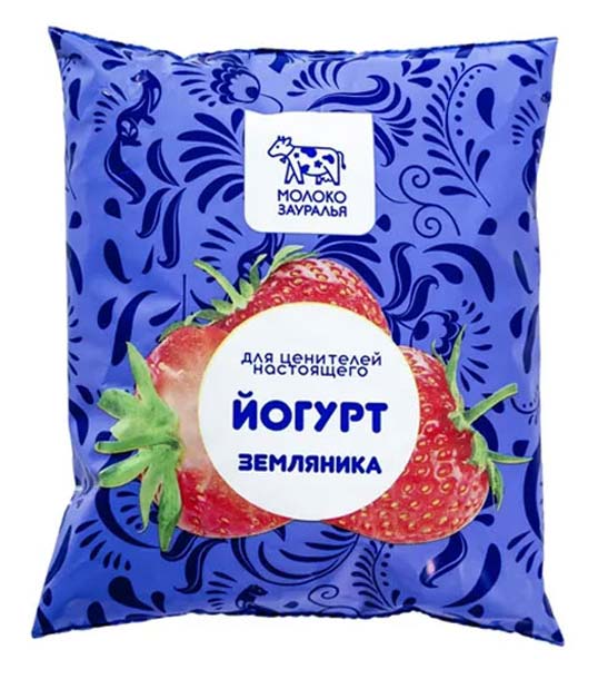 

Питьевой йогурт Молоко Зауралья с сахаром со вкусом земляники 2,5% БЗМЖ 500 г