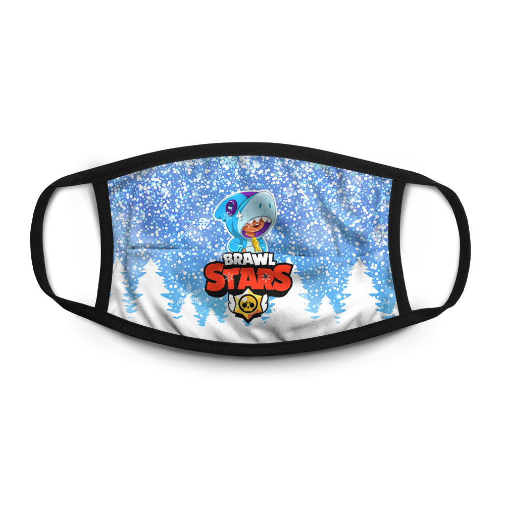 

Многоразовая маска унисекс Burnettie Brawl Stars Леон Шарк, Разноцветный, Brawl Stars Леон Шарк
