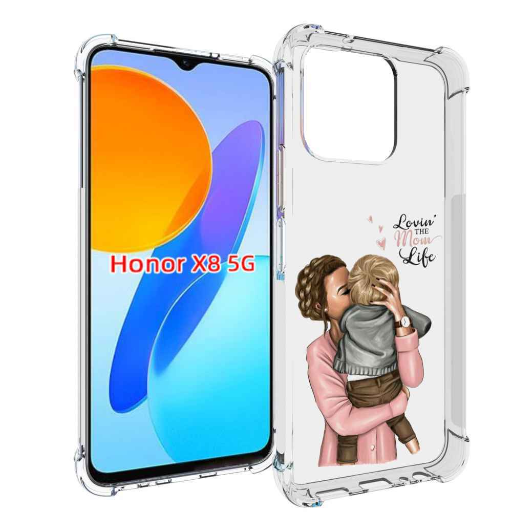 

Чехол MyPads Любовь-мамы детский для Honor X8 5G, Прозрачный, Tocco
