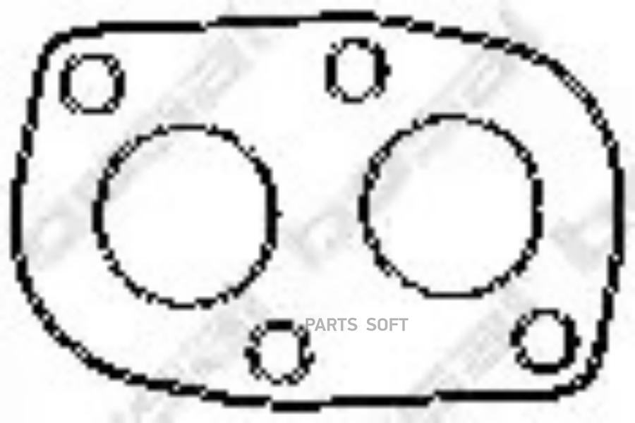 

256-699 прокладка приемной трубы Fiat Tempra/Tipo 1.8ie/2.0ie 88-97