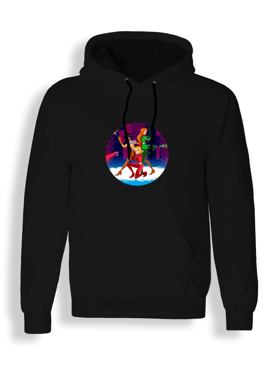 

Худи унисекс СувенирShop Тотали спайс/Totally Spies/Мультфильм 6 черное L, "Тотали спайс/Totally Spies/Мультфильм" 6