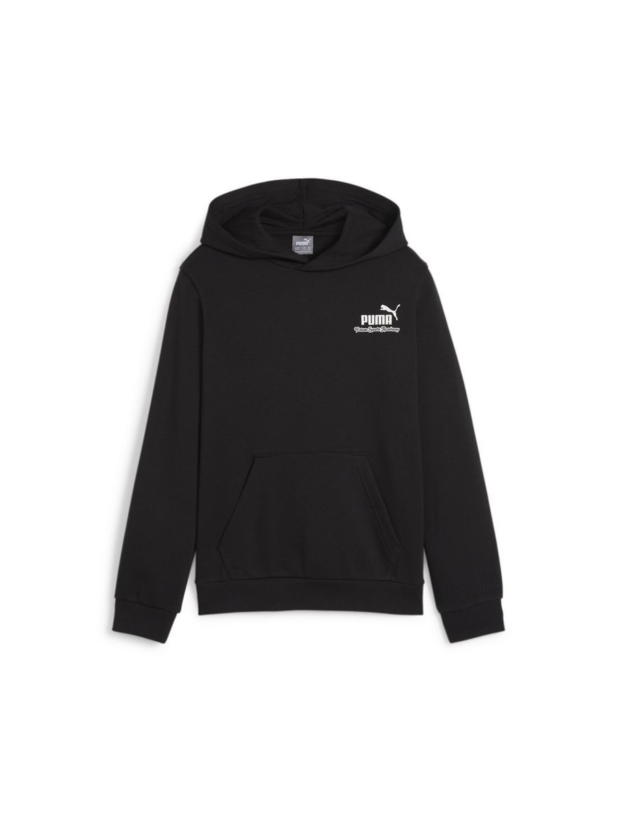 Толстовка Puma EssMid 90s Hoodie Tr B черный 164 5839₽