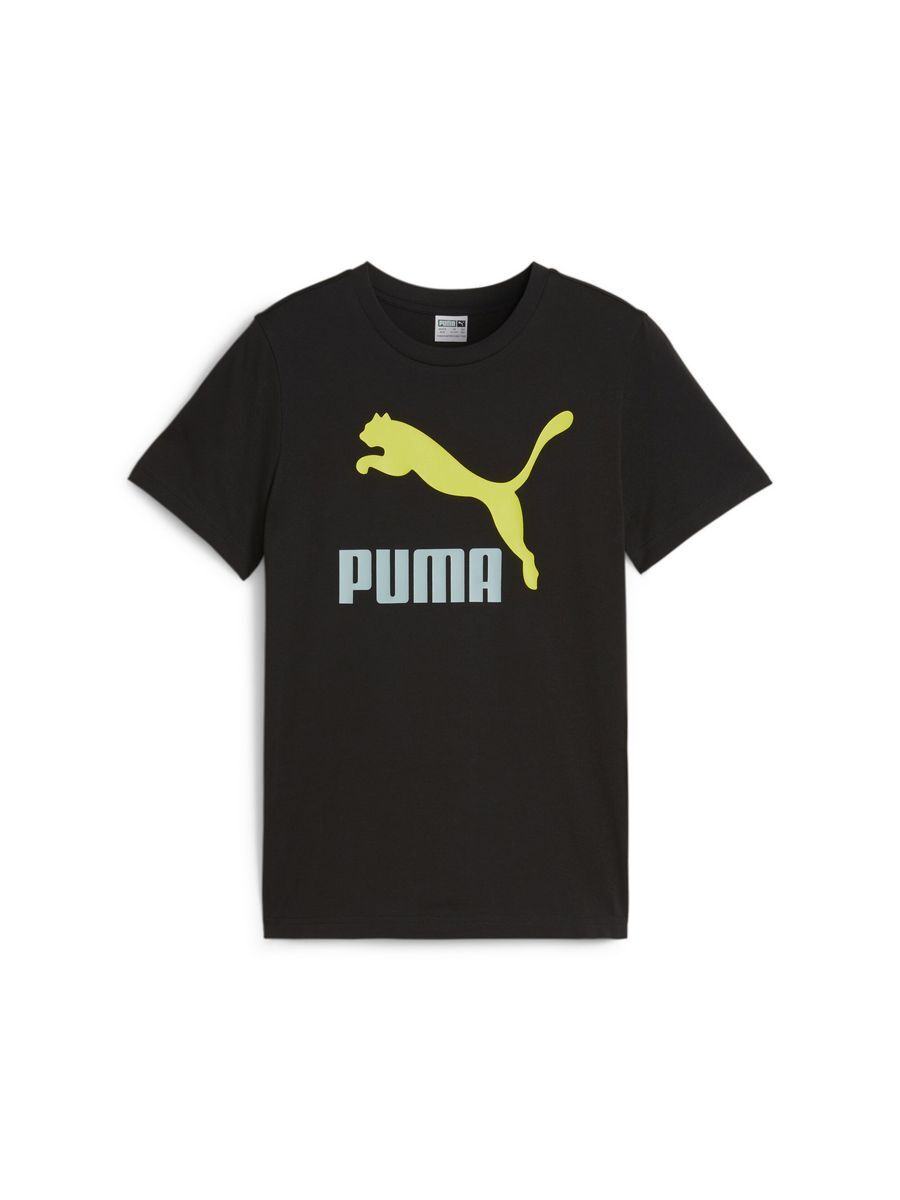 Футболка Puma Classics Logo Tee B, черный, 140