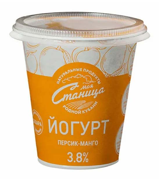 

Йогурт Моя Станица персик-манго 3,8% 290 г