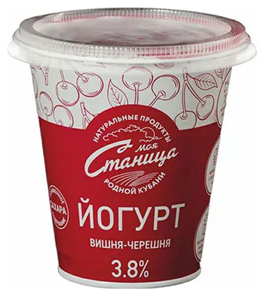 

Йогурт Моя Станица вишня-черешня 3,8% 290 г
