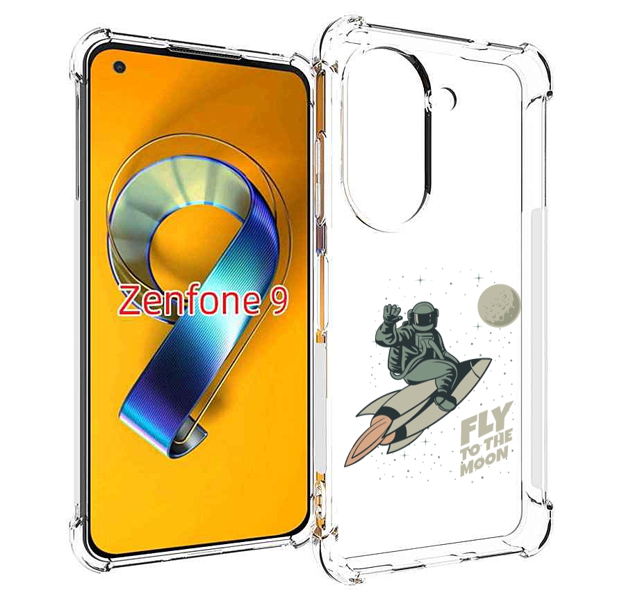 

Чехол MyPads Полет-на-Луну для Asus Zenfone 9 (AI2202), Прозрачный, Tocco
