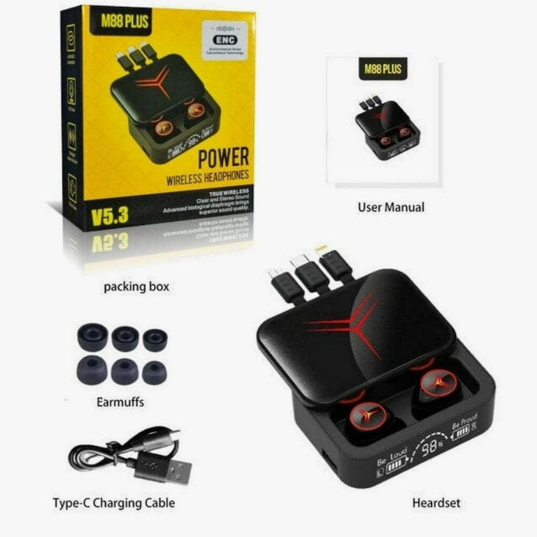 

Беспроводные наушники NoBrand AP3 Pro Black (TWS M88), AP3 Pro