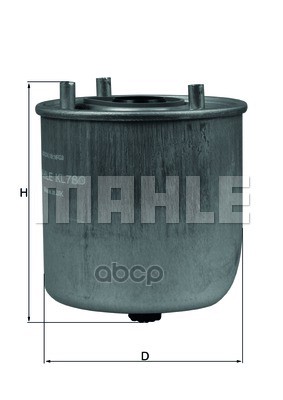 

Фильтр топливный KNECHT/MAHLE KL780, KL780