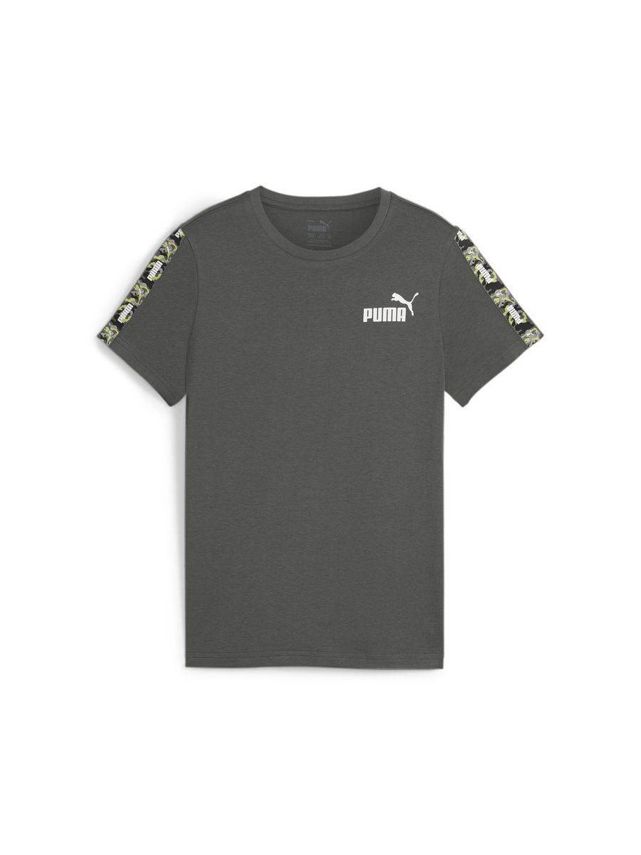 

Футболка Puma Ess Tape Camo Tee B, серый, 128, 67633901