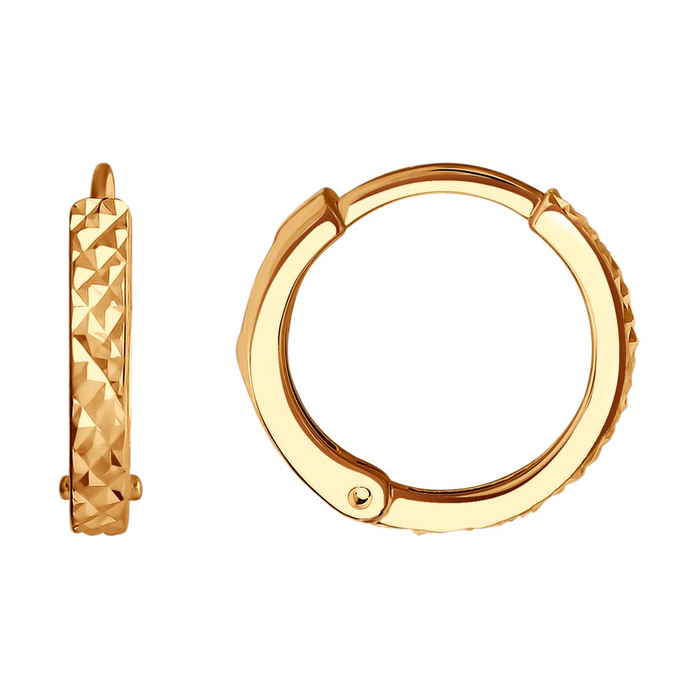 

Серьги конго из красного золота SOKOLOV 029819, 029819
