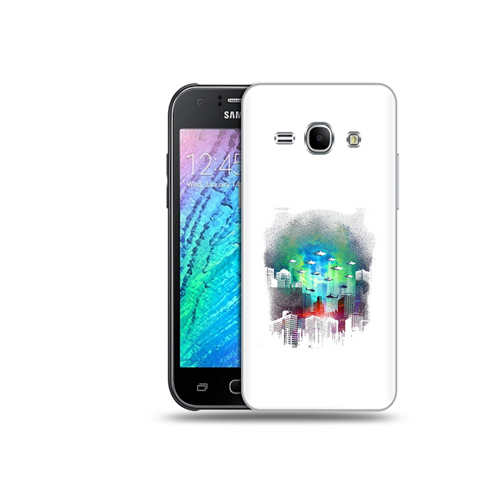 

Чехол MyPads Tocco для Samsung Galaxy J1 город в свечении (PT12095.602.296), Прозрачный, Tocco
