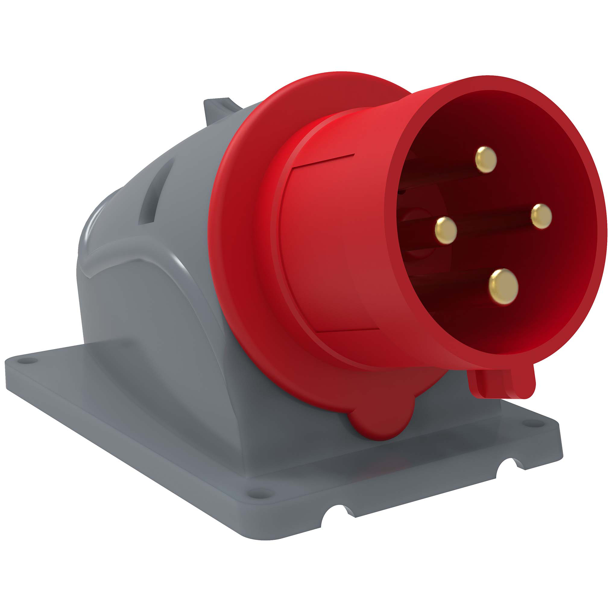 

IEK Вилка стационарная ССИ-524 32А-6ч/380-415В 3Р+РЕ IP44 MAGNUM PSN52-032-4, Красный