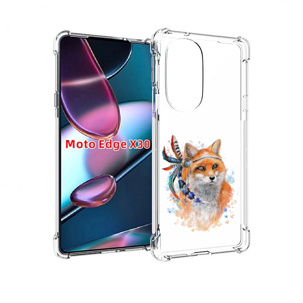 

Чехол MyPads инду лиса для Motorola Moto Edge X30, Прозрачный, Tocco