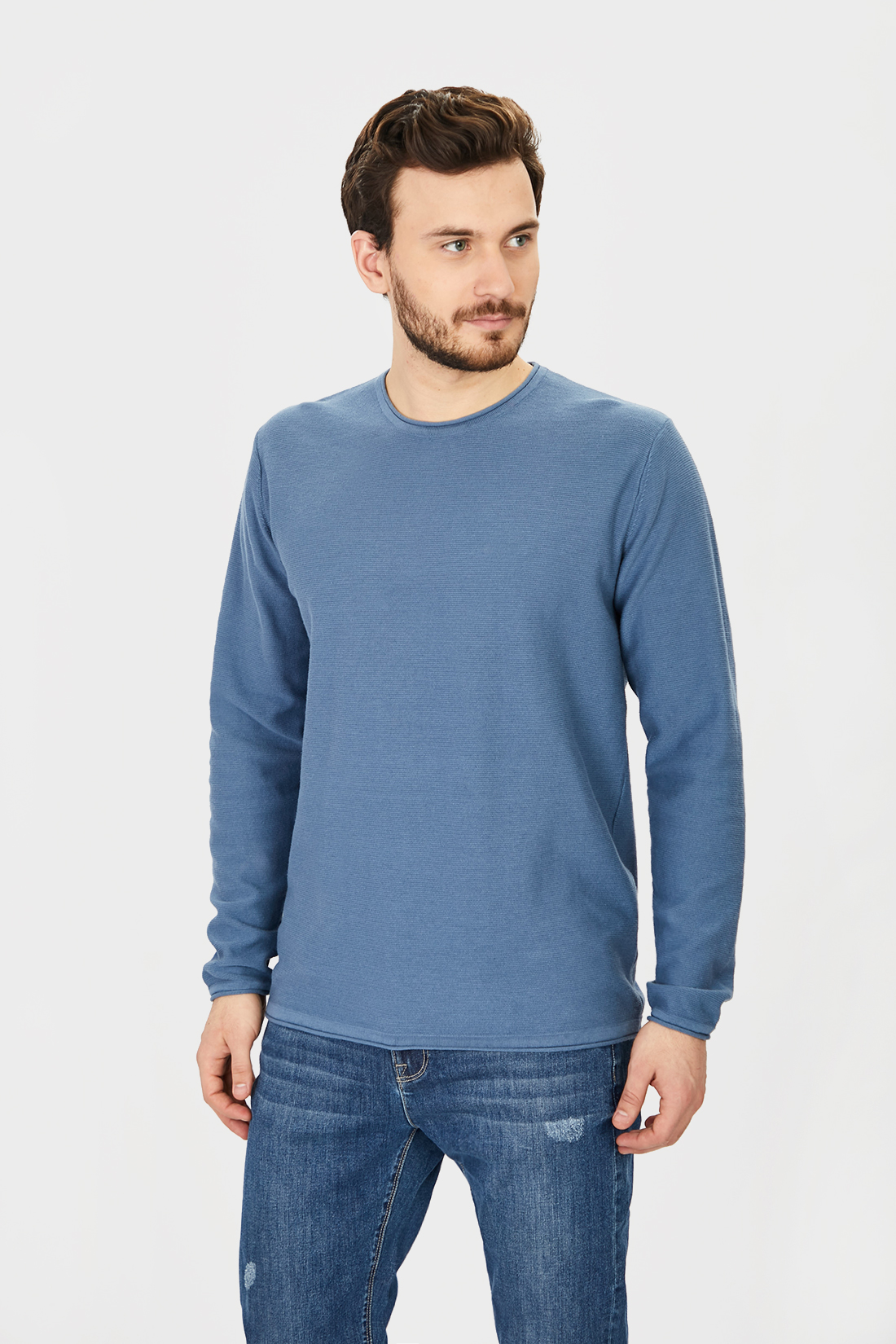 

Джемпер мужской B631001 Baon синий 2XL, B631001