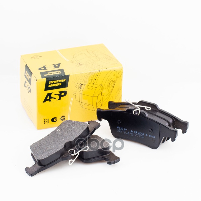 

Колодки Задние Ford Focus Ii/Iii/Mazda 3/Opel Vectra C/Volvo S40 Asp Asp K020105 ASP арт.