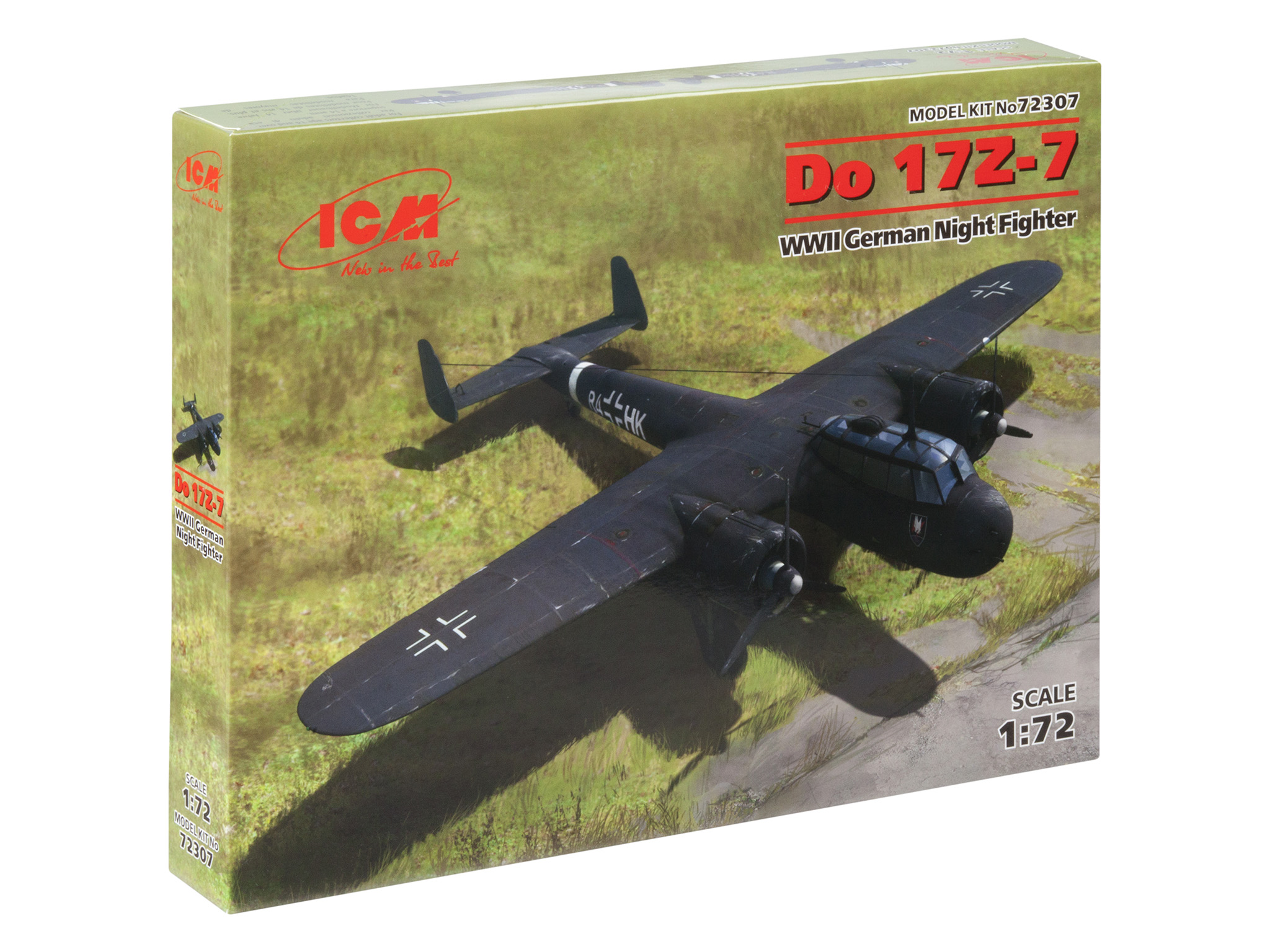 

Сборная модель ICM 1/72 Германский ночной истребитель Do 17Z-7 72307