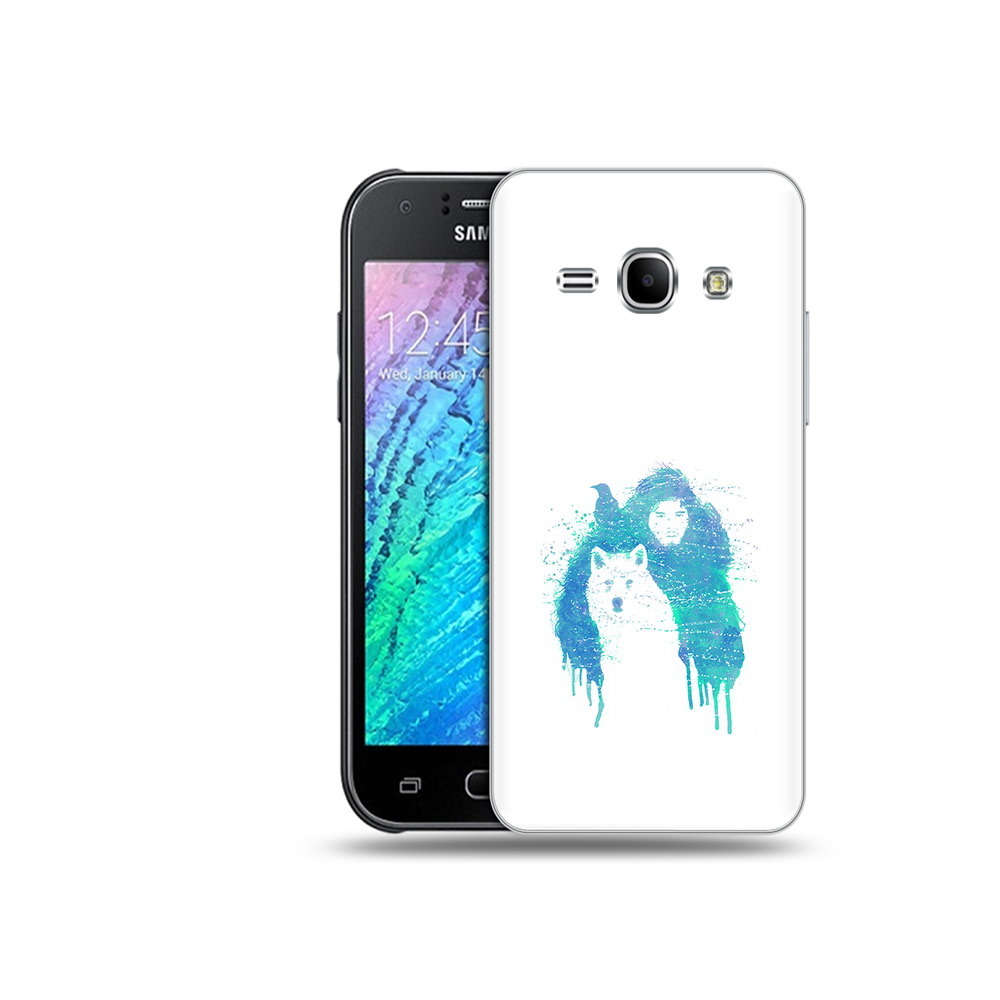 

Чехол MyPads Tocco для Samsung Galaxy J1 джон сноу (PT12095.602.323), Прозрачный, Tocco