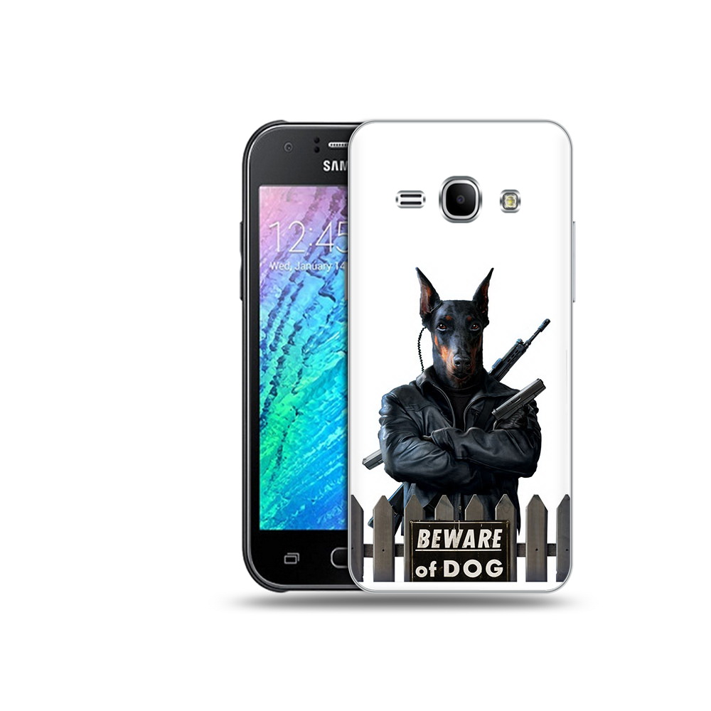 

Чехол MyPads Tocco для Samsung Galaxy J1 доберман (PT12095.602.332), Прозрачный, Tocco