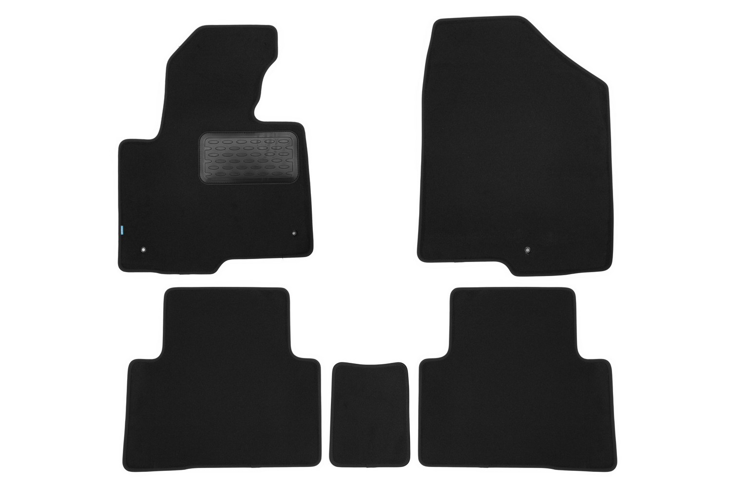 

Коврики в салон Klever Premium HYUNDAI Santa Fe АКПП 2012-2017, кросс., 5 шт. (текстиль)