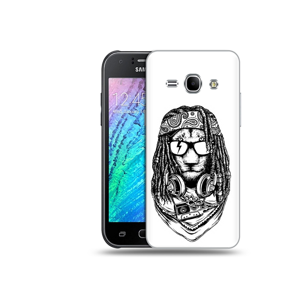 

Чехол MyPads Tocco для Samsung Galaxy J1 дреды льва (PT12095.602.338), Прозрачный, Tocco