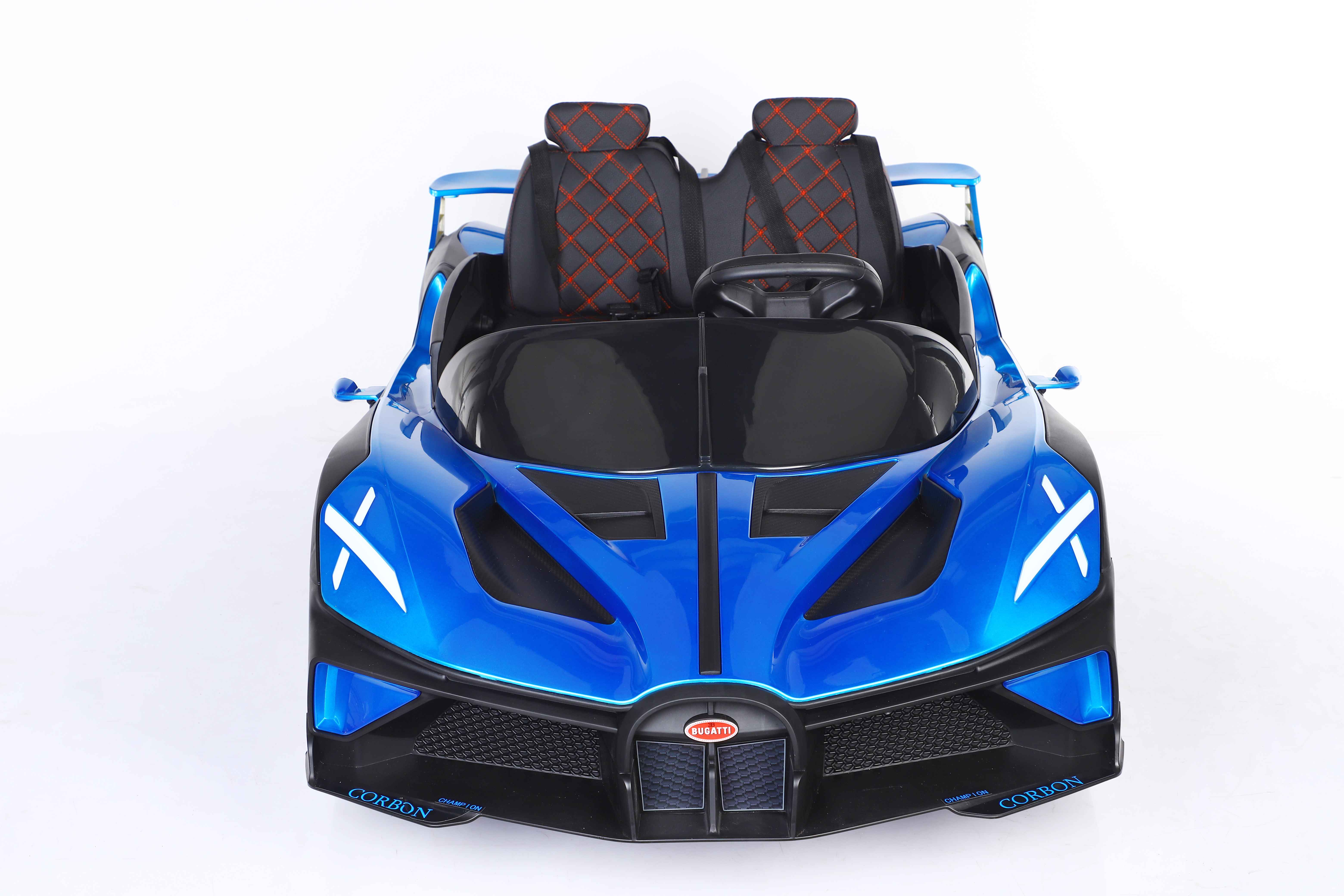 

Электромобиль ToyLand Bugatti sport 24V синий краска
