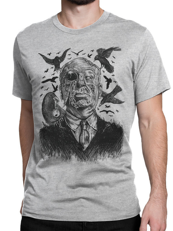 

Футболка мужская DreamShirts Studio Альфред Хичкок 103-hitchcock-2 серая S, Серый, Альфред Хичкок 103-hitchcock-2