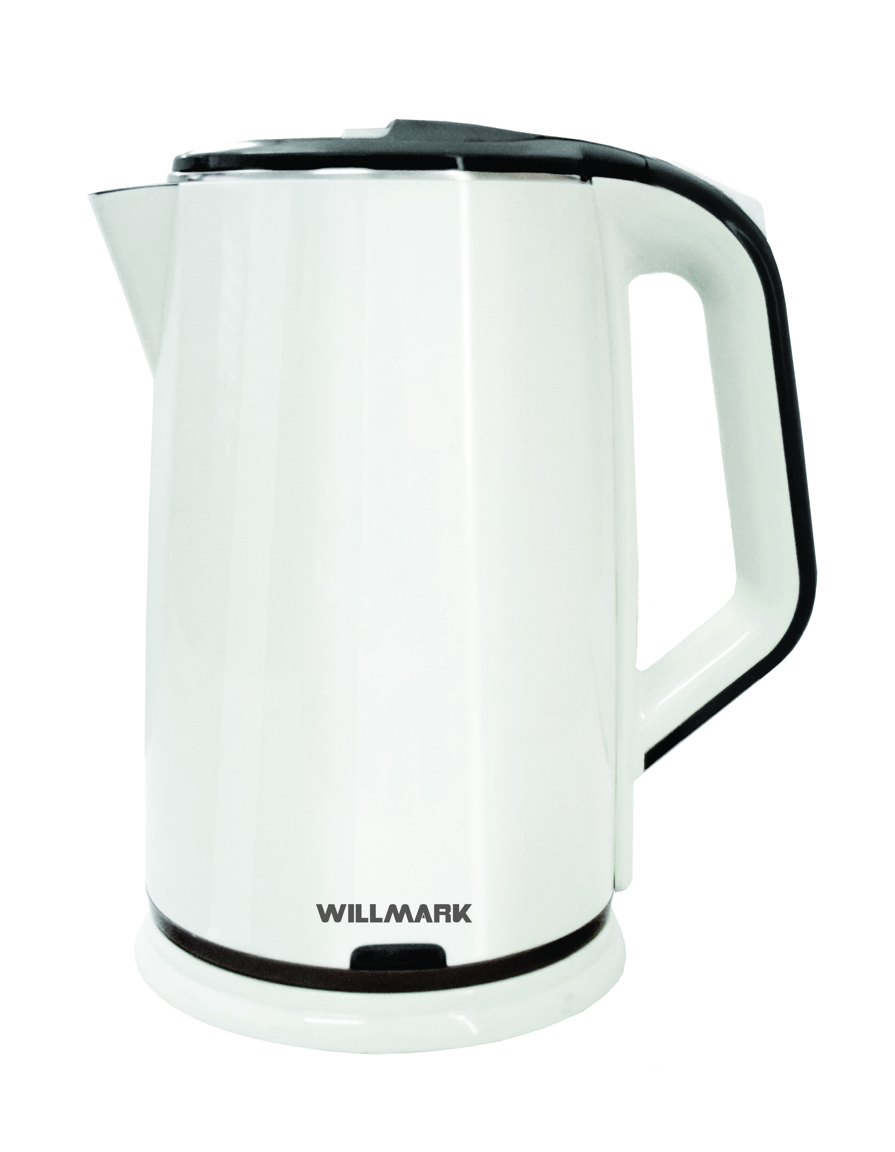 фото Чайник электрический willmark wek-2012ps white/black