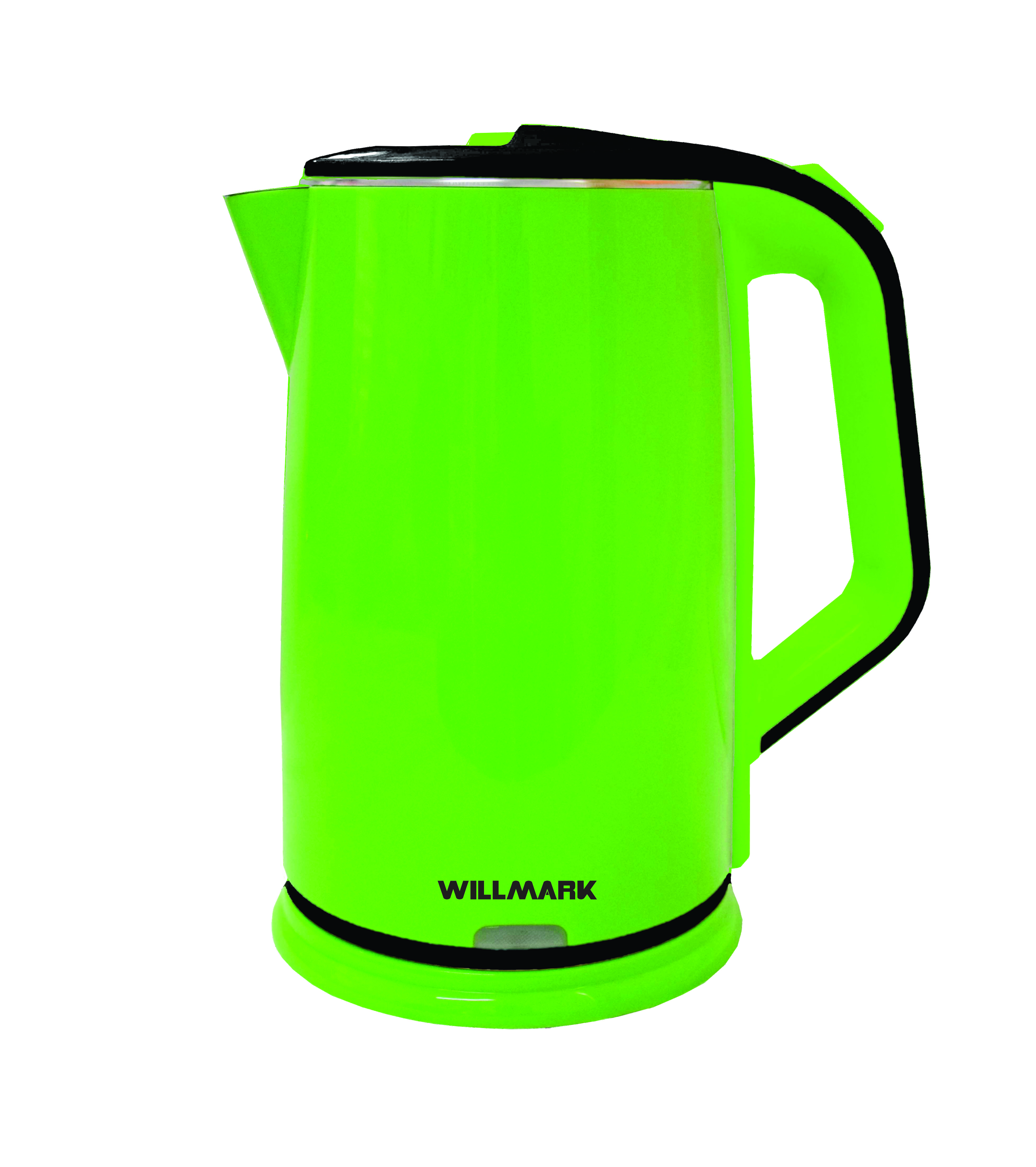 Чайник электрический WILLMARK WEK-2012PS 2 л зеленый, черный