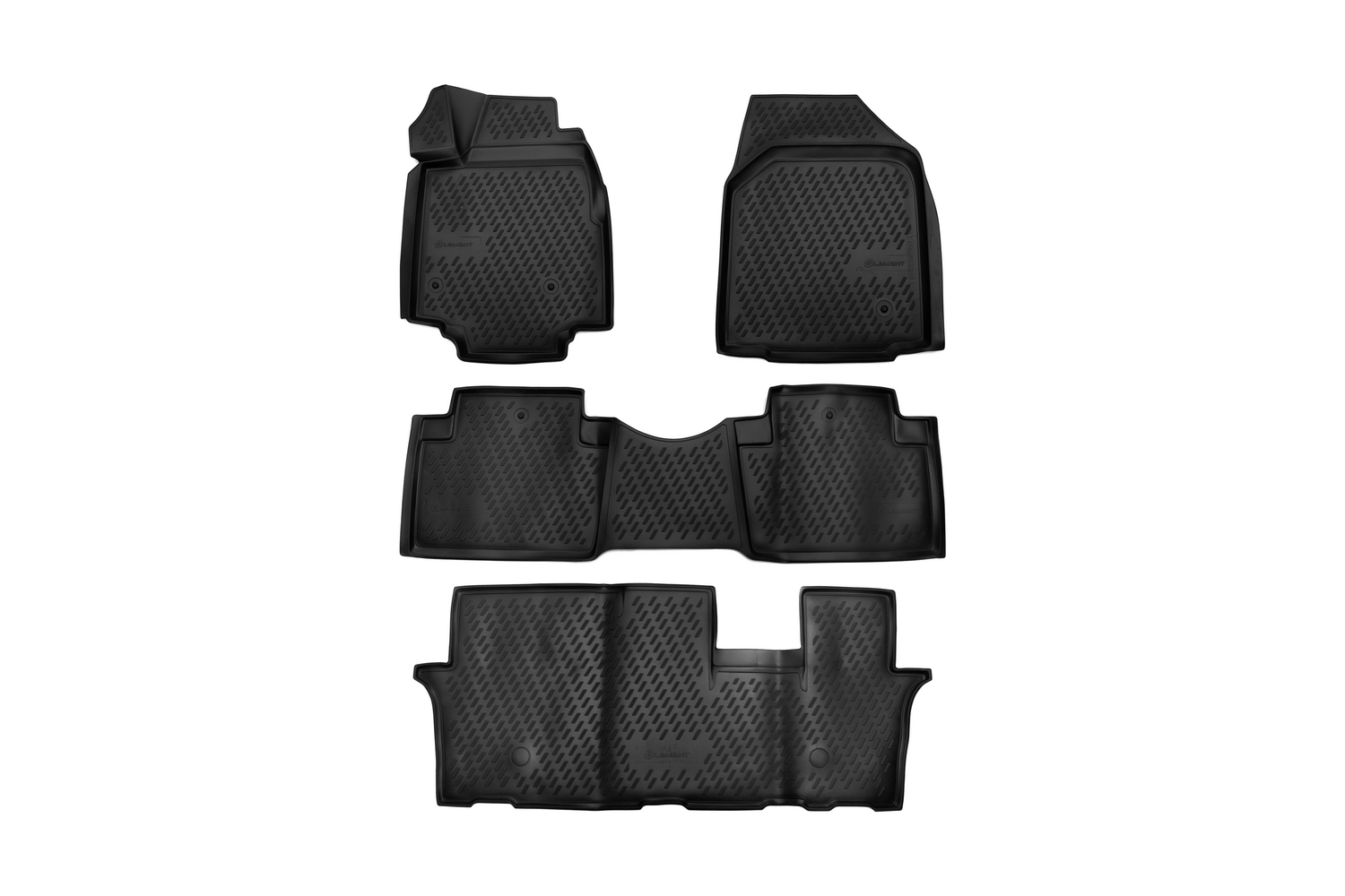 

Коврики 3D в салон HONDA Pilot, 2012-2016, 4 шт. (полиуретан)