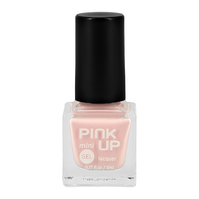 фото Лак для ногтей pink up mini gel с эффектом геля тон 01; 5 мл