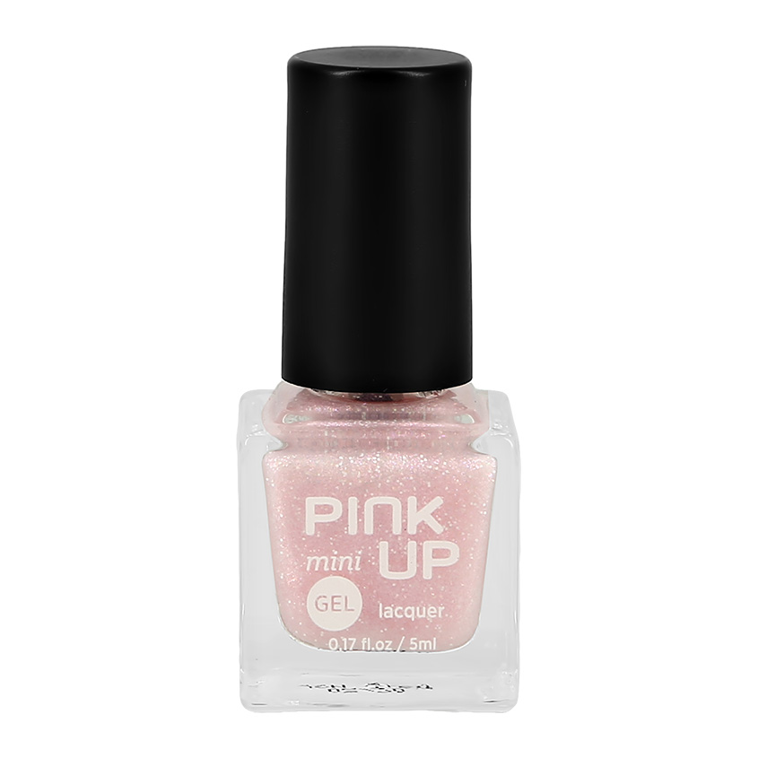 фото Лак для ногтей pink up mini gel с эффектом геля тон 02; 5 мл