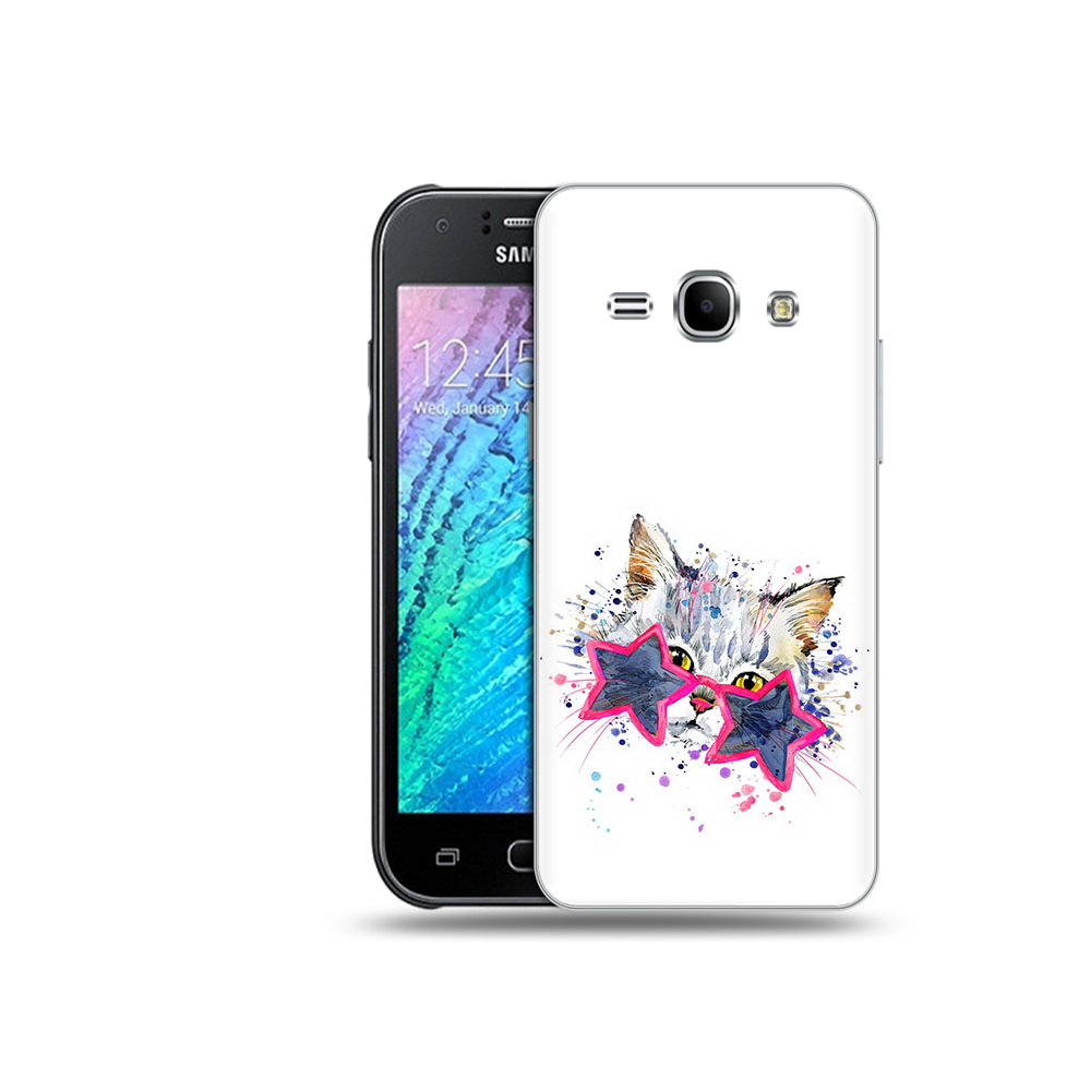 

Чехол MyPads Tocco для Samsung Galaxy J1 звездные очки (PT12095.602.353), Прозрачный, Tocco