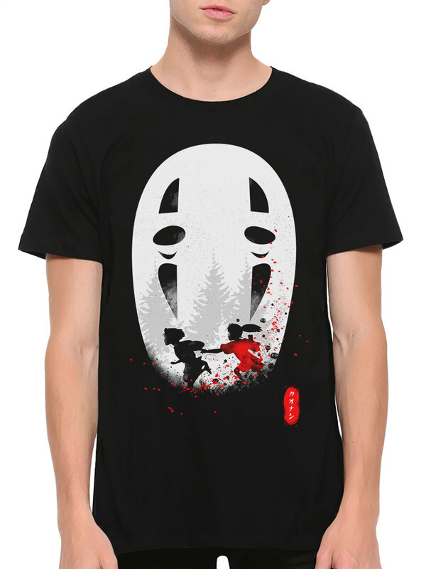 

Футболка мужская DreamShirts Studio Аниме Унесенные Призраками - Безликий 2 черная 2XL, Черный, Аниме Унесенные Призраками - Безликий 2