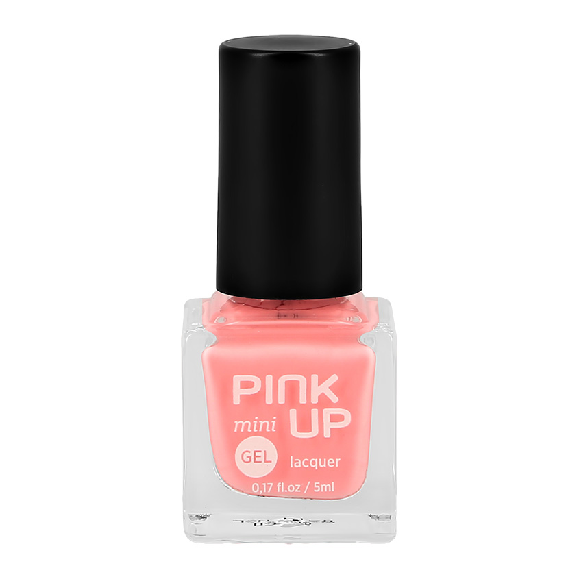 фото Лак для ногтей pink up mini gel с эффектом геля тон 10; 5 мл