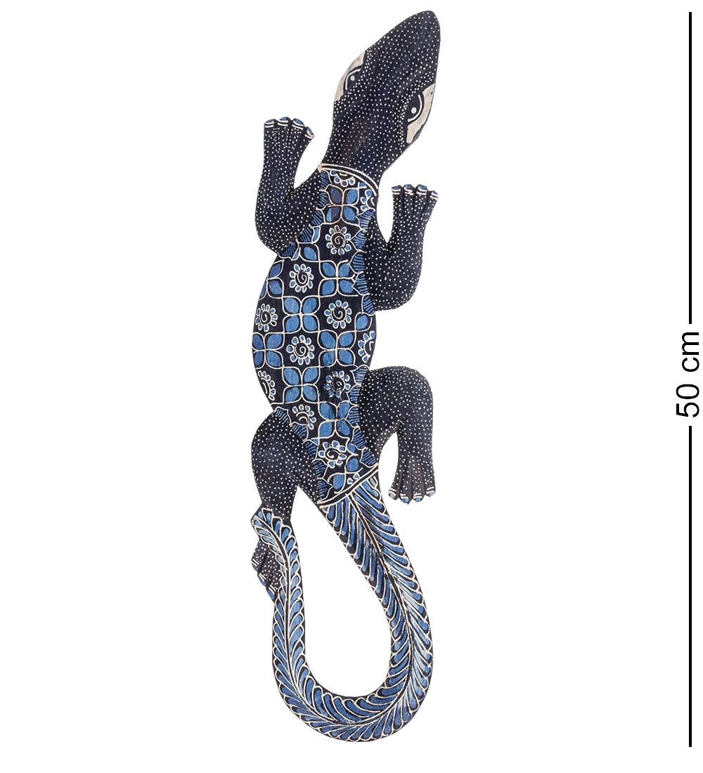 фото Панно настенное геккон джава (батик, о.ява) 50 см 10-033 decor and gift
