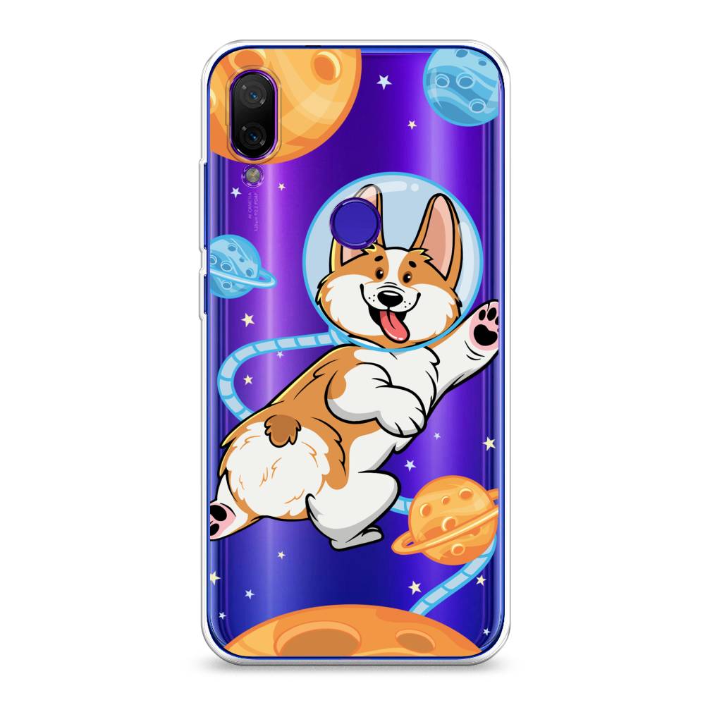 

Чехол на Xiaomi Mi Play "Корги-космонавт", Голубой;бежевый;белый, 35350-1