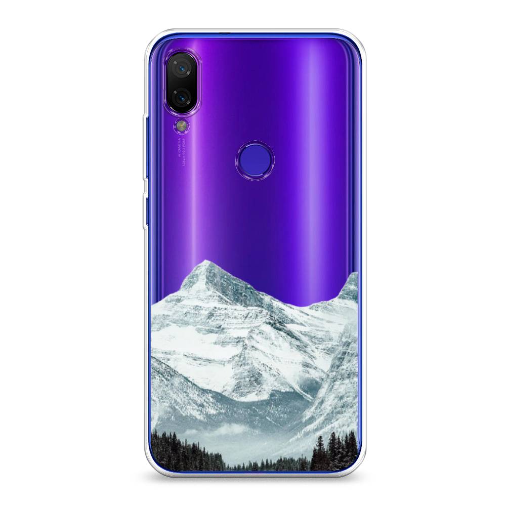 

Чехол на Xiaomi Mi Play "Горы арт 1", Белый;зеленый, 35350-2