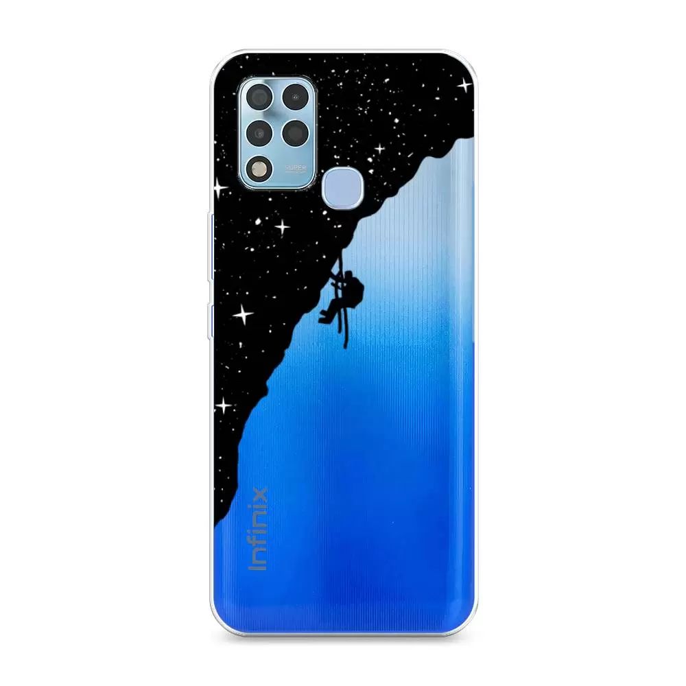 

Чехол Awog на Infinix Hot 11 G37 "Скалолаз в космосе", Разноцветный, 3102150-4