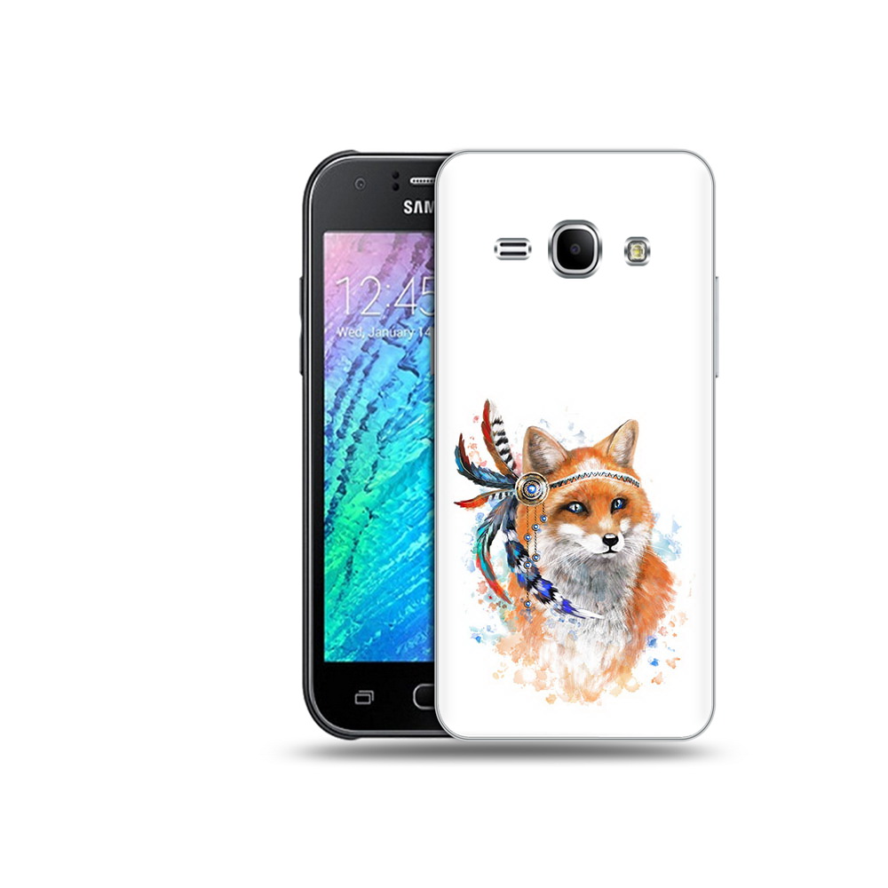 

Чехол MyPads Tocco для Samsung Galaxy J1 инду лиса (PT12095.602.377), Прозрачный, Tocco