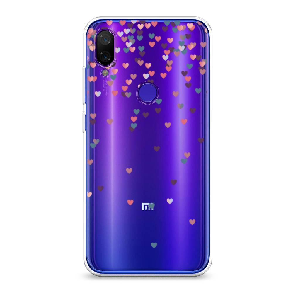 

Чехол на Xiaomi Mi Play "Посыпка сердечки", Розовый;фиолетовый, 35350-3