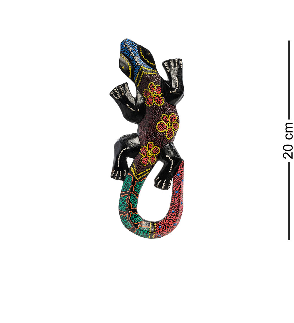 фото Панно настенное "геккон" (албезия, о.бали) 20 см 20-044 decor and gift