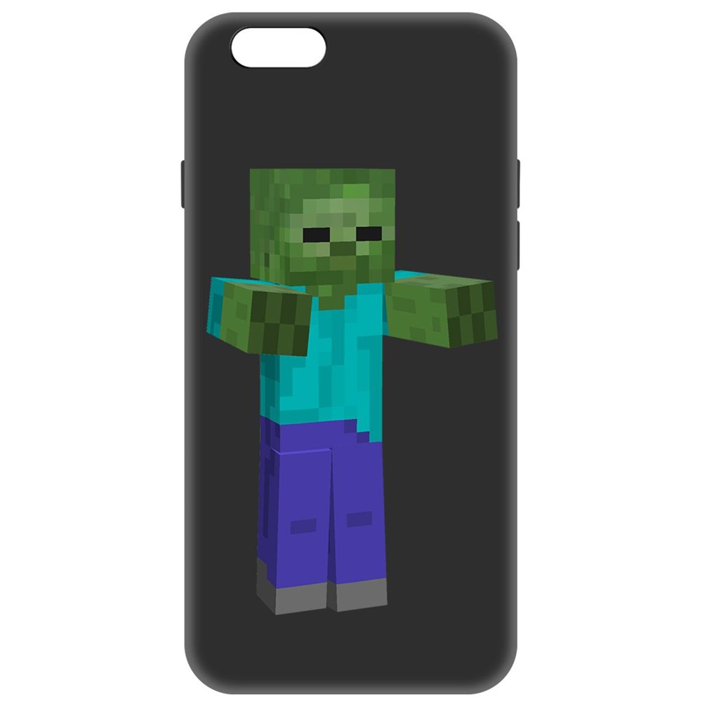 

Чехол-накладка Софт Minecraft-Гигант для iPhone 6/6s, Черный