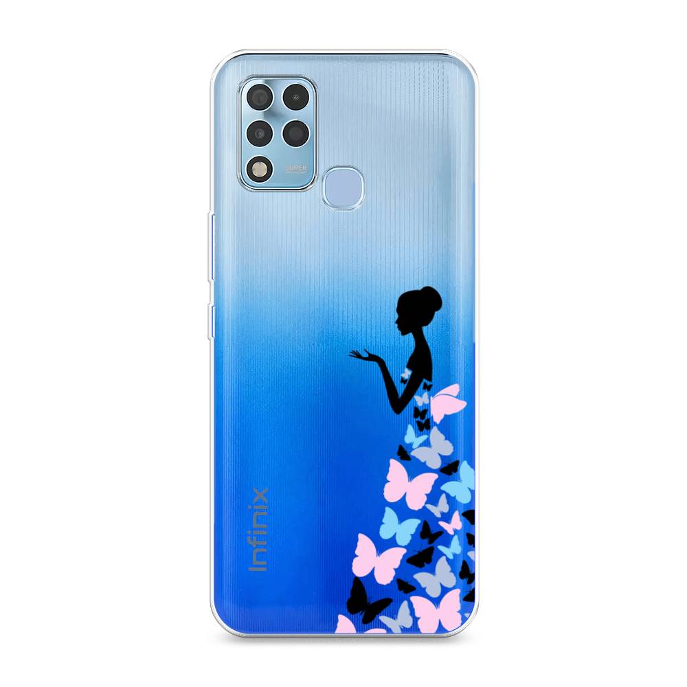 

Чехол Awog на Infinix Hot 11 G37 "Платье из бабочек", 3102150-1