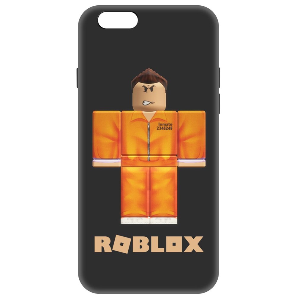 

Чехол-накладка Софт Roblox-Заключенный для iPhone 6/6s, Черный