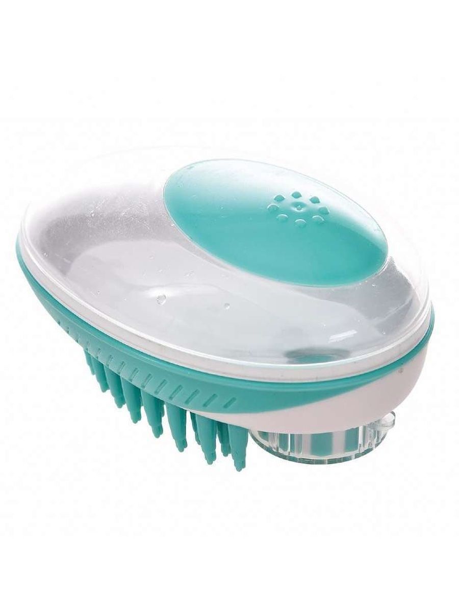 

Щетка M-Pets с дозатором для мыла Rubeaz 11,5х7,5 см зеленый