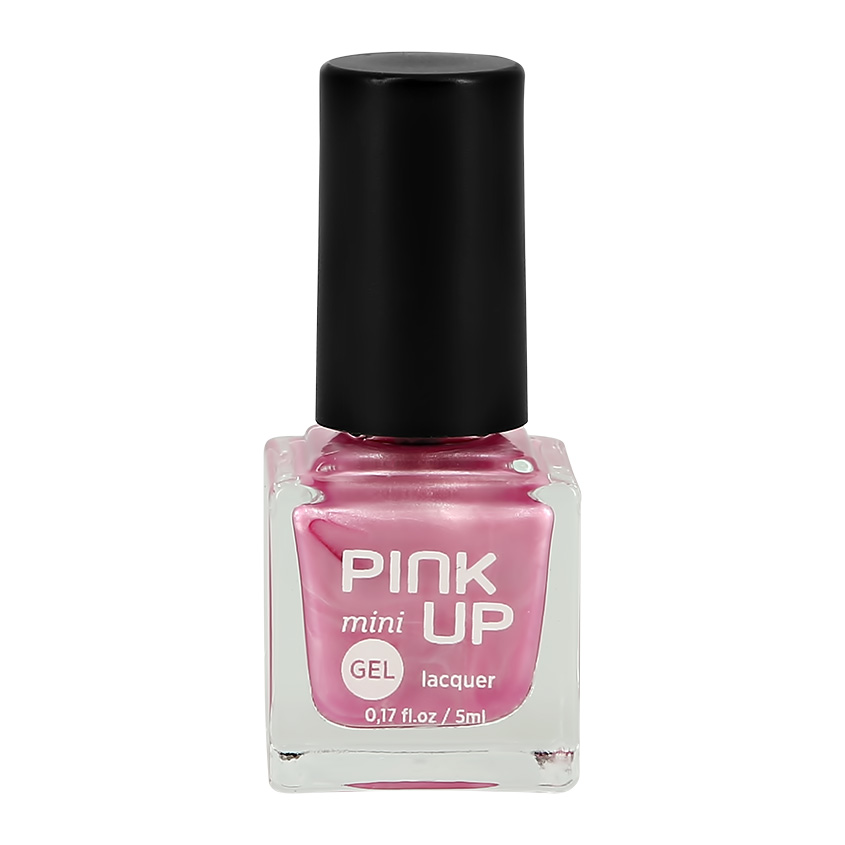 фото Лак для ногтей pink up mini gel с эффектом геля тон 44; 5 мл