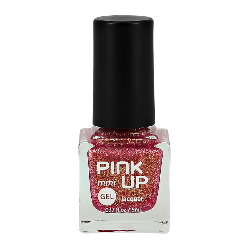 фото Лак для ногтей pink up mini gel с эффектом геля тон 52; 5 мл