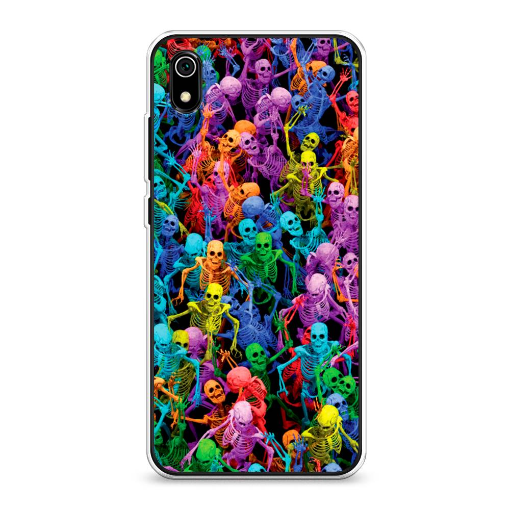 

Чехол на Xiaomi Redmi 7A "Вечеринка скелетов", Фиолетовый;желтый;оранжевый, 35450-6