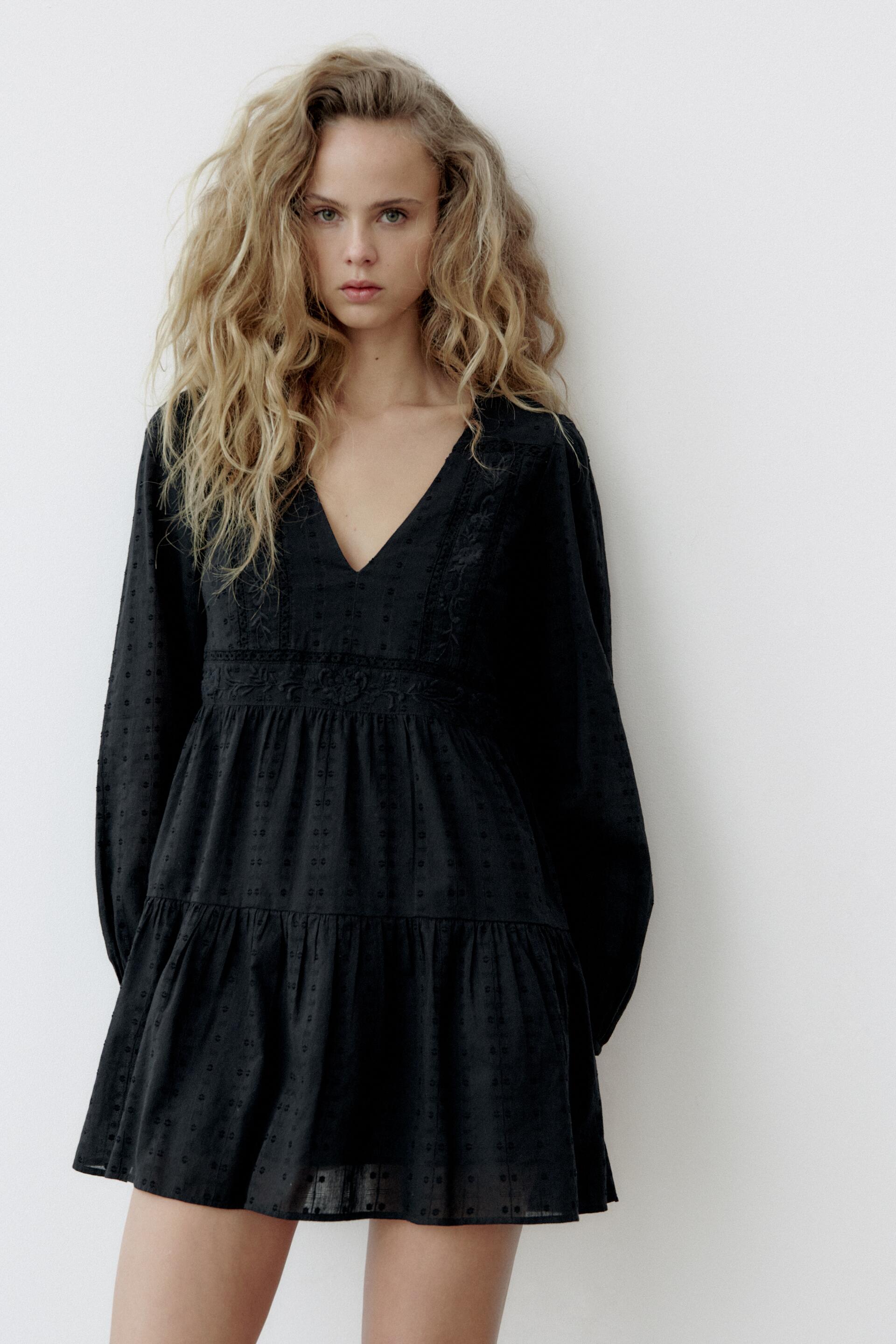 

Платье женское ZARA 00881209 черное L (доставка из-за рубежа), 00881209